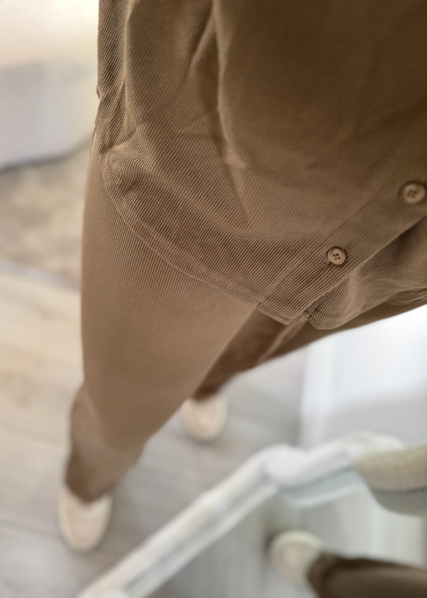 2-delige twinset bruin