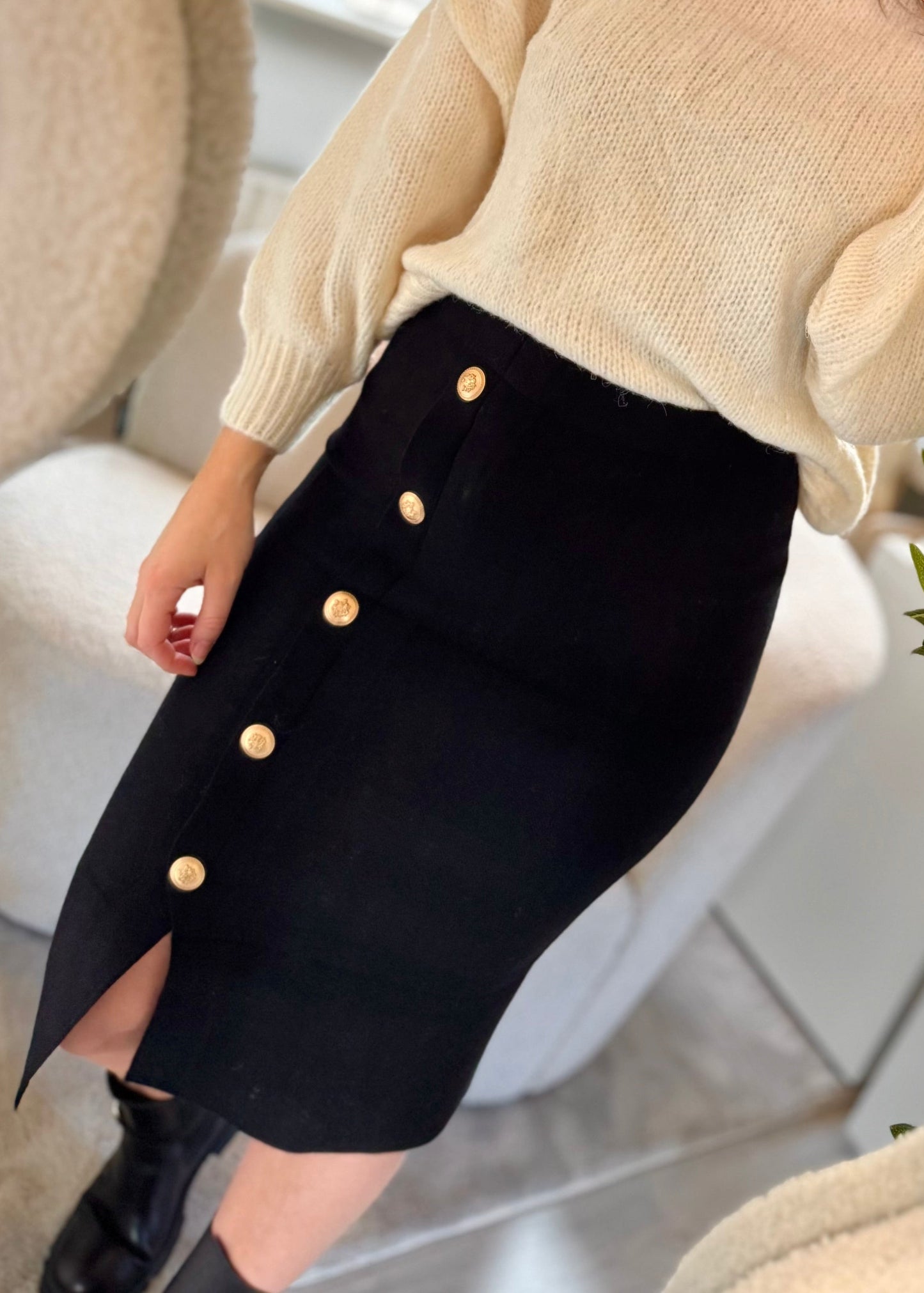 Daisy skirt zwart